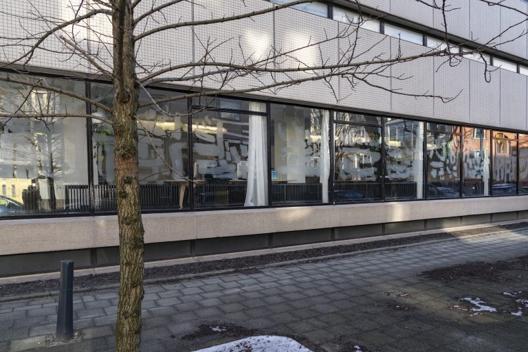 AnneliesdeGreef-raamschildering-rotterdam-het-archief-schets-buiten